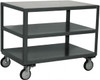 Jamco Flush Mobile Table Steel, Gray, 48" Long x 24" Deep x 30" High LC248U5 - 92671221