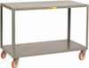 Little Giant Mobile Table Steel, Fixed Leg, Gray, 72" Long x 30" Deep x 34" High IP-3072-2 - 55932479