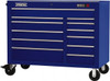 Proto 23,419 Lb Capacity, 12 Drawer Mobile Workstation 50" Wide x 25-1/4" Deep x 41" High, Steel, Blue J555041-12BL - 37858842