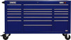 Proto 30,144 Lb Capacity, 18 Drawer Mobile Power Workstation 67" Wide x 25-1/4" Deep x 41" High, Steel, Blue J556741-18BLPD - 37859436