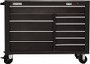 Proto 26,541 Lb Capacity, 11 Drawer Mobile Workstation 57" Wide x 25-1/4" Deep x 43" High, Steel, Dual Black J555743-11DB - 37859527