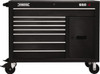 Proto 18,920 Lb Capacity, 8 Drawer Mobile Workstation 50" Wide x 25-1/4" Deep x 41" High, Steel, Dual Black J555041-8DB-2S - 37859592