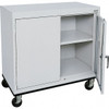 Sandusky Lee 1 Shelf Mobile Cabinet 36" Wide x 24" Deep x 36" High, Steel, Light Gray TA11362430-05 - 01055458