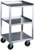 Lakeside 17-1/8 Inches Wide x 33 Inches High x 18-3/4 Inches Deep Portable Mobile Equipment Stand 500 Lbs. Load Capacity, 10-3/4 Inch Shelf Clearance 469 - 00455253