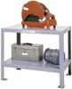 Made in USA 36 Wide x 18" Deep x 32" High, Steel Machine Work Table Edge Turned Down, Fixed Legs MMT1823-2 - 81442659