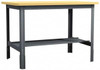 Value Collection 60 Wide x 30" Deep x 29" High, Flakeboard Workbench Comfort Edge, Adjustable Height Legs WS-MH-WKBN-132 - 93976207