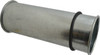 Made in USA 4" ID Galvanized Duct Adjustable Nipple 11" Long, 24 Gage 11904-0000-1220 - 03233038