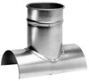 Made in USA 8-6" ID Galvanized Duct Tap-In 10" Long, 24 to 20 Gage 15506-0000-1220 - 03233368