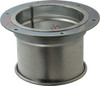 Made in USA 5" ID Galvanized Duct Flange Adapter 5" Long, 24 Gage 14405-0000-1220 - 03233657