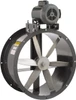 Americraft 3 hp 34" TEFC Belt Drive Tube Axial Duct Fan 17,580 CFM at 0 Static Pressure, 1,175 RPM, Three Phase B34 3HP 3P TE - 55423727