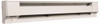 Marley 60" Long, 120 Volt, 1250 Watt, 4265 BTU, Electric Baseboard Heater Copper Element, Aluminum Fins, White 2515NW - 07931157