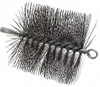 Schaefer Brush 6" Diam Round, Tempered Steel Wire Chimney Brush 1/4" NPSM Male Connection 36406 - 56489354