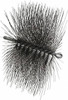 Schaefer Brush 11" Long x 7" Wide, Rectangular, Tempered Steel Wire Chimney Brush 1/4" NPSM Male Connection 36532 - 56489404