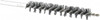 Schaefer Brush 3" Brush Length, 1/2" Diam, Single Stem, Single Spiral Tube Brush 4-3/4" Long, Silicone Carbide Impregnated Nylon, 8-32 Female Connection 43482 - 48686224