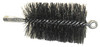 Schaefer Brush 4-1/2" Brush Length, 5-1/2" Diam, Double Stem, Double Spiral Tube Brush 7-1/2" Long, Tempered Steel Wire, 1/4" NPT Male Connection 43383 - 78119831