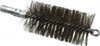 Schaefer Brush 4-1/2" Brush Length, 2-1/4" Diam, Double Stem, Double Spiral Tube Brush 7-1/4" Long, Stainless Steel, 1/4" NPSM Male Connection 43848 - 82947433