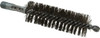 Schaefer Brush 4-1/2" Brush Length, 1-1/2" Diam, Double Stem, Double Spiral Tube Brush 7-1/4" Long, Stainless Steel, 1/4" NPSM Male Connection 43839 - 88731849