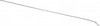 Schaefer Brush 24" Long, 8-32 Female, Galvanized Steel Brush Handle Extension 0.162" Diam, 8-32 Male, For Use with Tube Brushes & Scrapers 13042 - 88979927