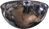 PRO-SAFE Indoor & Outdoor Full Dome Dome Safety, Traffic & Inspection Mirrors Acrylic Lens, Fiberboard Backing, 32" Diam x 13-7/8" High, 34 ft. Max Covered Distance DOME-X-32 - 60008372