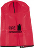 Steiner Fire Extinguisher Covers, Maximum Extinguisher Capacity (Lb.): 30.00, Minimum Extinguisher Capacity (Lb.): 15.00, Height (Inch): 27, Width (Inch): 9, See-Through Window: Yes, Color: Red XT8W - 09897620