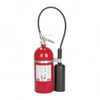 Kidde Fire Safety 10 Lb, 10-B:C Rated, Carbon Dioxide Fire Extinguisher 6.87" Diam x 19.37" High, 850 psi, 8 ft. Discharge in 10 sec, Rechargeable, Aluminum Cylinder 466181 - 01797976