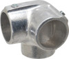 Hollaender 1-1/4" Pipe, Side Outlet Elbow, Aluminum Alloy Elbow Pipe Rail Fitting Bright Finish 9-7 - 04206777