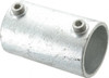 Kee Safety 2" Pipe, Malleable Iron Straight Coupling Pipe Rail Fitting Galvanized Finish 14-9 - 89818348