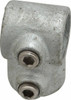PRO-SAFE 3/4" Pipe, Single Socket Tee, Malleable Iron Tee Pipe Rail Fitting Galvanized Finish CVB0610-1 - 62153770