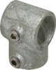 PRO-SAFE 1" Pipe, Single Socket Tee, Malleable Iron Tee Pipe Rail Fitting Galvanized Finish CVB0610-2 - 62153788