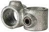 PRO-SAFE 3/4" Pipe, Crossover, Malleable Iron Cross Pipe Rail Fitting Galvanized Finish CVB0610-66 - 62154109