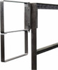 PRO-SAFE Carbon Steel Self Closing Rail Safety Gate Fits 19 to 21-1/2" Clear Opening, 1-1/2" Wide x 22" Door Height, Gray GT22H-19-R - 77758530