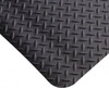 PRO-SAFE 5 ft. Long x 3 ft. Wide x 11/16" Thick Dry Environment Heavy Duty Anti-Fatigue Matting Diamond-Plate Pattern, Black, Vinyl Surface with Vinyl Sponge Base, Beveled on 4 Sides 3927709003X5 - 77932754