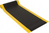 PRO-SAFE 12 ft. Long x 3 ft. Wide x 1/2" Thick Dry Environment Light Duty Anti-Fatigue Matting Diamond-Plate Pattern, Black with Yellow Borders, Vinyl Surface with Vinyl Sponge Base, Beveled on 4 Sides 2057009033X12 - 88266853