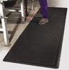 PRO-SAFE 75 ft. Long x 4 ft. Wide x 9/16" Thick Dry Environment Heavy Duty Anti-Fatigue Matting Diamond-Plate Pattern, Black, Vinyl Surface with Vinyl Sponge Base, Beveled on 4 Sides 3906709004X75 - 88267075