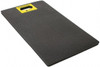 Wearwell 30" Long x 17" Wide x 7/8" Thick Dry Environment Heavy Duty Anti-Fatigue Matting Rough Pattern, Black, Vinyl Surface with Nitrile Blend Base, Straight Edges 518.78X17X30BK - 00997650