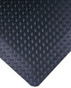 Wearwell 30 ft. Long x 2 ft. Wide x 9/16" Thick Dry Environment Heavy Duty Anti-Fatigue Matting Diamond-Plate Pattern, Black, Vinyl Surface with Nitrile Blend Base, Beveled on 4 Sides 415.916X2X30BK - 89864045
