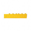Ergo Advantage 22" Long x 4" Wide x 1" Thick, Anti-Fatigue Modular Matting Anti-Fatigue Flooring Male, 1 Interlocking Side, Yellow, For Dry Areas A6-Y - 94366770