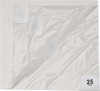 Wearwell Pack of (30), 3 ft. Long x 2 ft. Wide x 1/8" Thick, Dry Environment, Smooth Pattern Clean Room Matting Tacky Sheets, White, 30 Layers per Mat, Series 095 095.2X3MATWH - 02073476