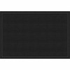PRO-SAFE 2.66 ft. Long x 2 ft. Wide Natural Rubber, Ribbed Entrance Matting Indoor & Outdoor, Medium Traffic, Natural Rubber Base, Black 39085090024X32 - 15129976