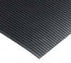 Wearwell 75 Ft. Long x 3 Ft. Wide x 1/4 Inch Thick, Vinyl, Ribbed Surface Switchboard Matting 30,000 V Max Dielectric Strength, 17,000 V Max Recommended Use, Black 702.14X3X75BK - 75330639