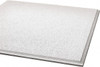 Armstrong World Industries Pack of 12 Cirrus 24" x 24" x 3/4" Wet-Formed Mineral Fiber Acoustic Ceiling Tiles Plain Backing, 32 to 120°F, White, ASTM E1264 BP584BN - 91519124