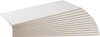Armstrong World Industries Pack of 12 Fissured 48" x 24" x 5/8" Wet-Formed Mineral Fiber Acoustic Ceiling Tiles Plain Backing, 32 to 120°F, White, ASTM E1264 BP755BN - 91519173