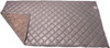 Singer Safety 4 ft. x 48" x 1" Fiberglass Panel Quilted Surface, Plain Backing, -20 to 180°F, Metallic Gray, ASTM E-84 SC122-4 - 67895755