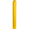 Eagle Manufacturing 7-1/4" Wide x 7-1/4" Deep x 56" High, 6" Bollard Cover Yellow, High Density Polyethylene, 6 Lb, Smooth Surface 1736 - 40639684