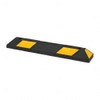 PRO-SAFE 72" Long x 6" Wide x 4" High, Parking Curb Black & Yellow, Rubber, For Use with 50944008 2050PB - 50943992