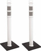 PRO-SAFE 2 4-Piece Kits 45" High x 7" Wide, Reflective Delineator Post Polyethylene, 26 Lb, White 03-747WRBC-2 - 31607807