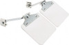 Baldor Polycarbonate Flat Unlighted Eye Shield 4" Wide x 5" Long x 1/8" Thick, Direct Mount Base GA10 - 97100796
