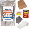 PRO-SAFE Winter Warm Up Kit Includes Hand Warmers, Emergency Blanket, Gloves, Knit Stocking Cap, Tube Socks MSCK2096 - 32329435