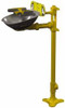 Bradley Pedestal Mount, Stainless Steel Bowl, Eye & Face Wash Station 1/2" Inlet, 30 psi Flow, 3 GPM Flow Rate S19214Y - 63508253