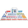 PRO-SAFE 70 Piece, 10 Person, Industrial First Aid Kit Plastic Container AK10W-282 - 48008411